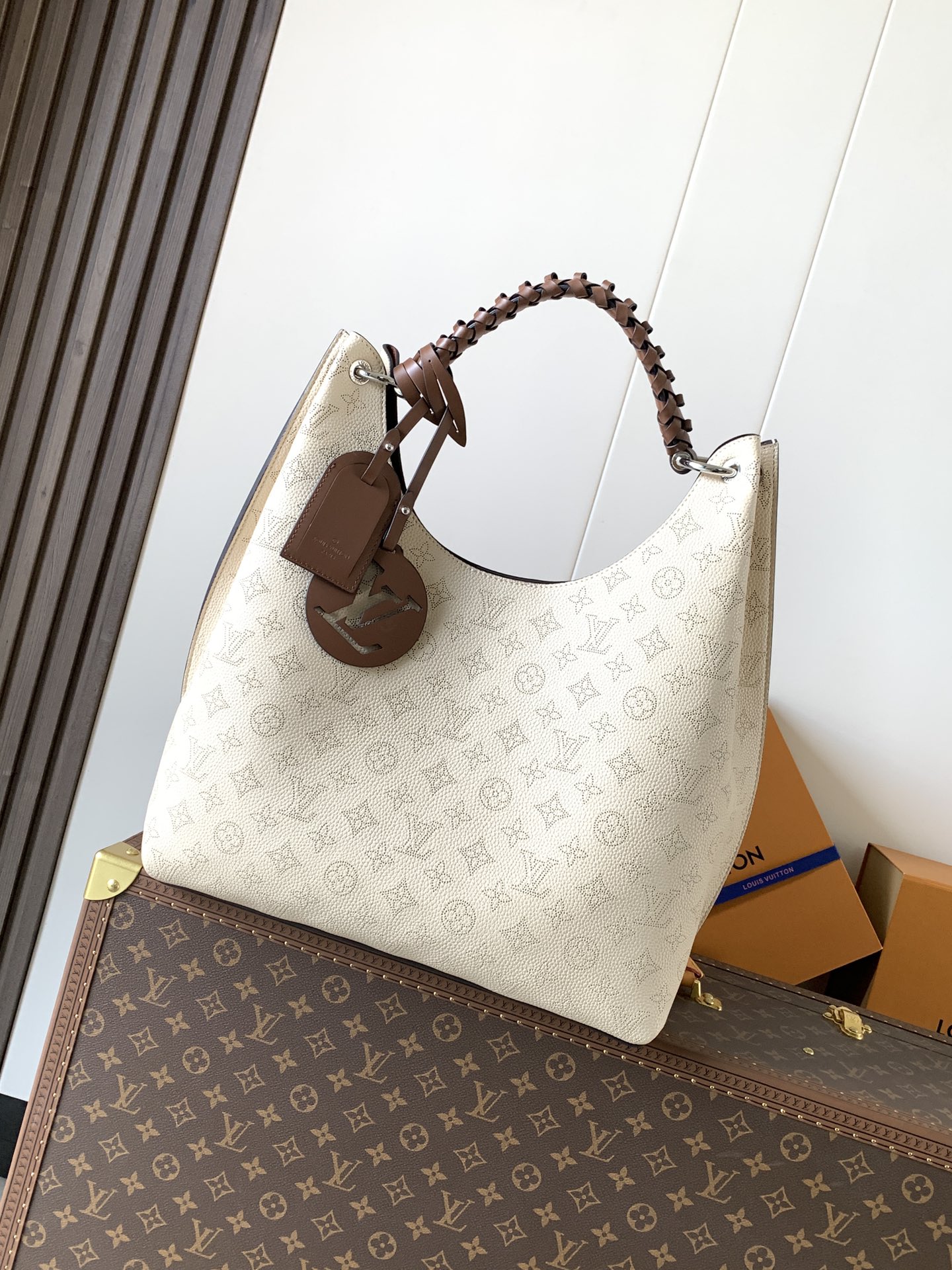 Louis Vuitton LV Speedy Soft 30 Handbag Monogram Eclipse Model M15102 Silver Hardware Everyday Carry Premium Quality